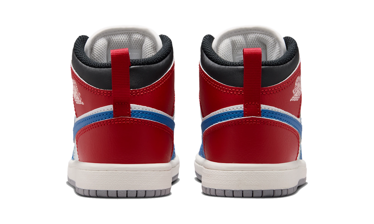 Air Jordan 1 Mid True Blue Varsity Red (PS)