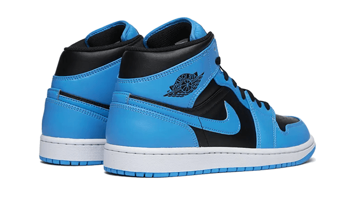 Air Jordan 1 Mid University Blue Black, University Blue/White/Black (DQ8426-401 / DQ8423-401)