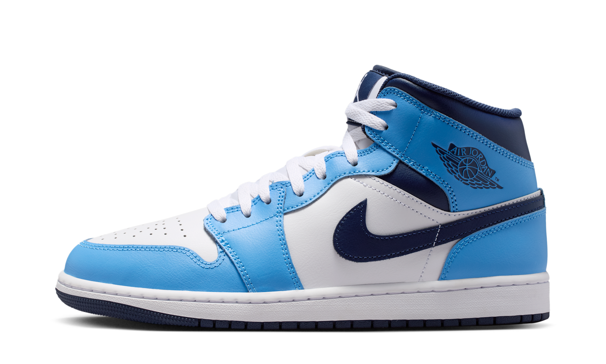 Air Jordan 1 Mid University Blue Midnight Navy