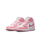 Air Jordan 1 Mid Valentine's Day (2023), Coral Chalk/Desert Berry/White (DQ8423-616)