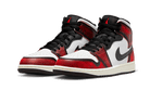 Air Jordan 1 Mid Wear-Away Chicago, Black/Infrared 23-White-Sail (DV9565-006)