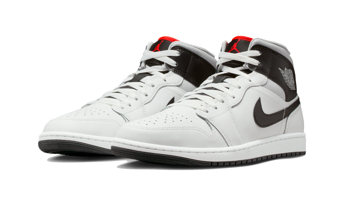 Air Jordan 1 Mid White Neutral Grey Infrared