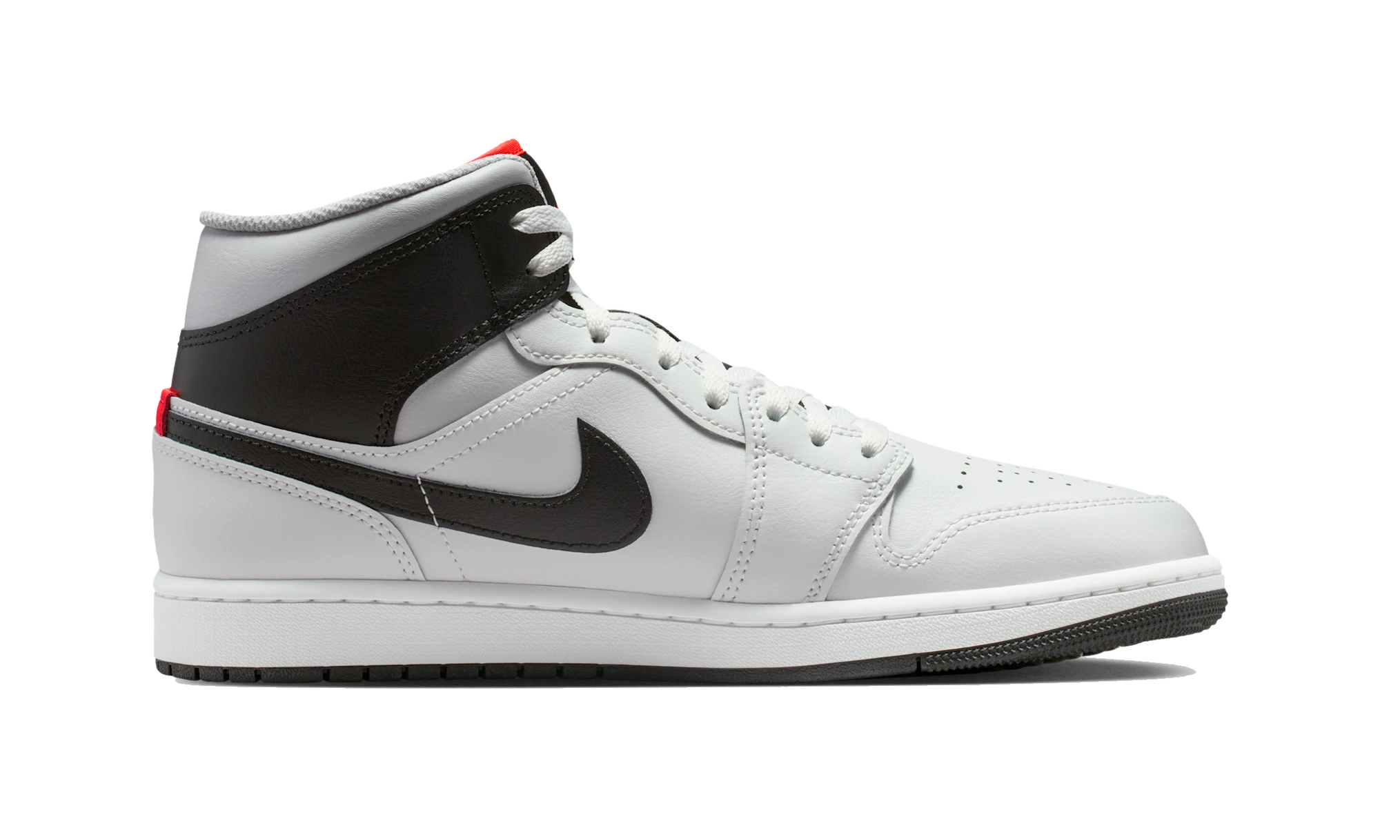 Air Jordan 1 Mid White Neutral Grey Infrared