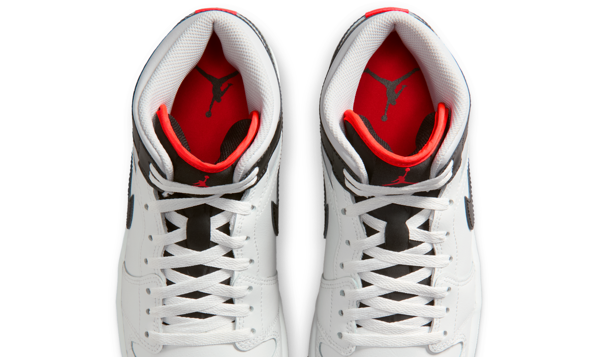 Air Jordan 1 Mid White Neutral Grey Infrared