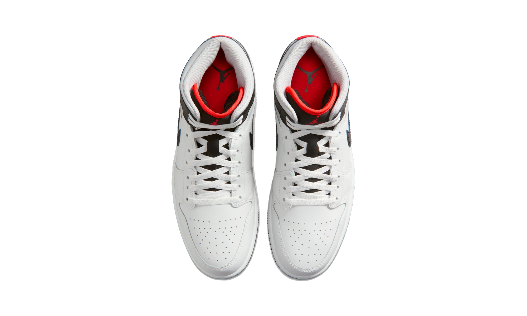 Air Jordan 1 Mid White Neutral Grey Infrared