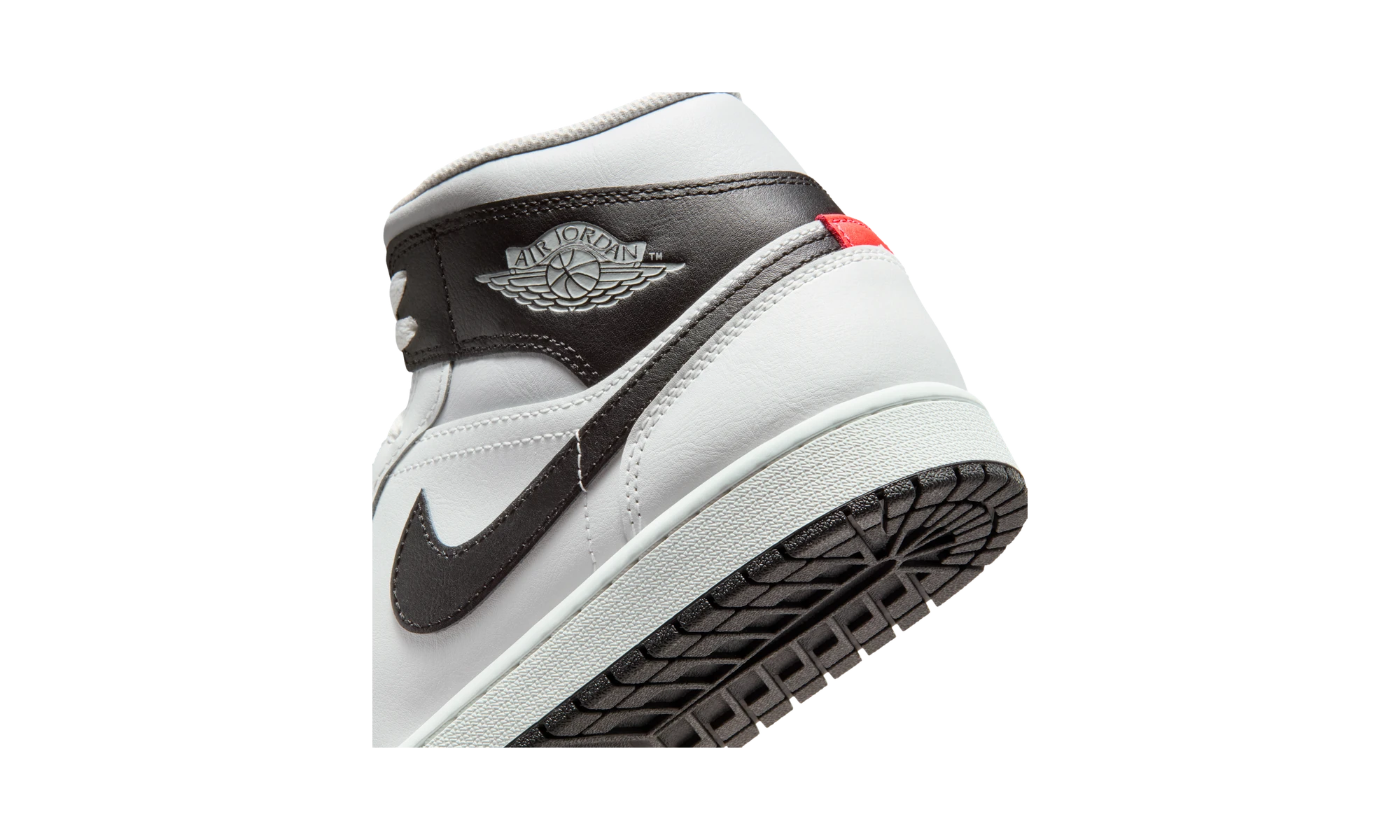 Air Jordan 1 Mid White Neutral Grey Infrared