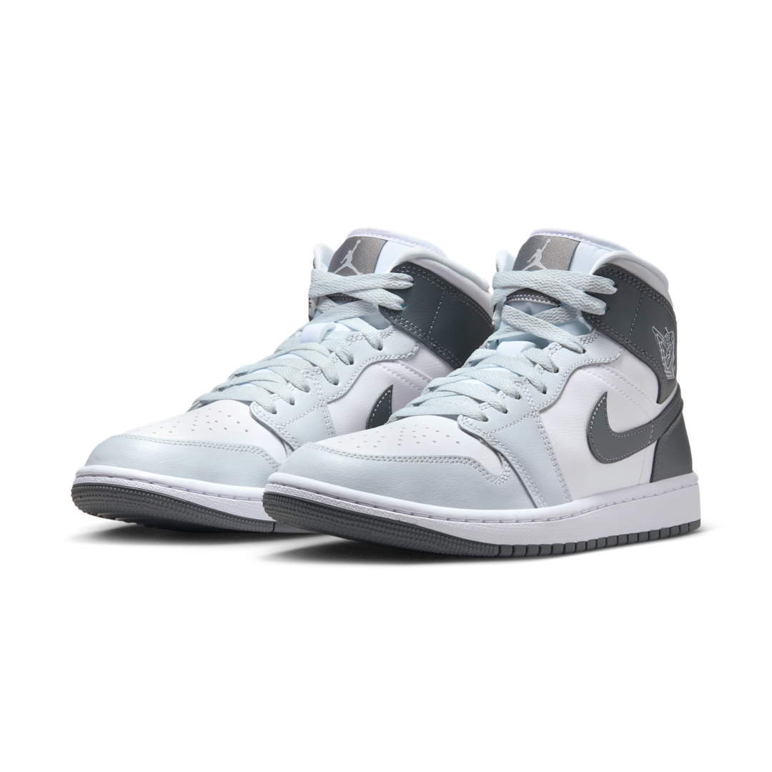Air Jordan 1 Mid White Smoke Grey