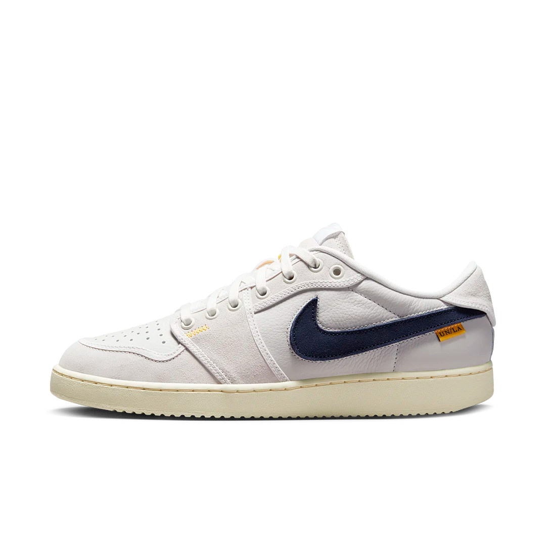 Air Jordan 1 Retro AJKO Low SP Union Sail Leather, Sail/Muslin-Neutral Grey (DZ4864-100)