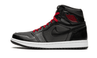 Air Jordan 1 Retro High Black Satin Gym Red, Black/Gym Red-Black-White (555088-060 / 575441-060)