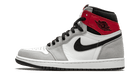 Air Jordan 1 Retro High Light Smoke Grey, White/Black-Light Smoke Grey-Varsity Red (555088-126)