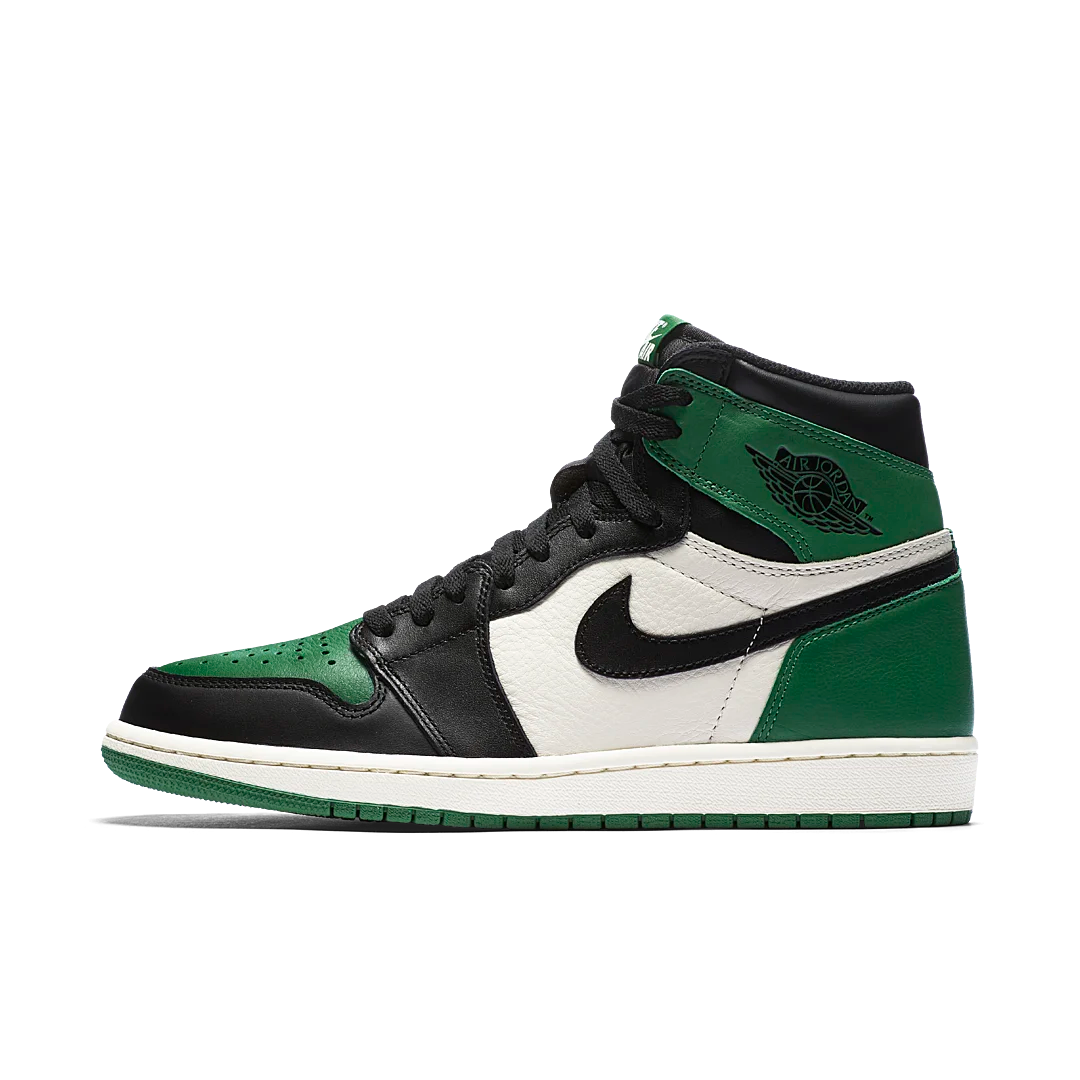 Air Jordan 1 Retro High Pine Green, Pine Green/Sail-Black (555088-302)