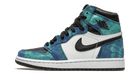 Air Jordan 1 Retro High Tie Dye, White/Black-Aurora Green (CD0461-100)