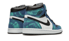 Air Jordan 1 Retro High Tie Dye, White/Black-Aurora Green (CD0461-100)