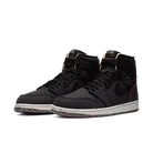 Air Jordan 1 Retro High Zoom Crater, Black/Wolf Grey-Flash Crimson (CW2414-001)