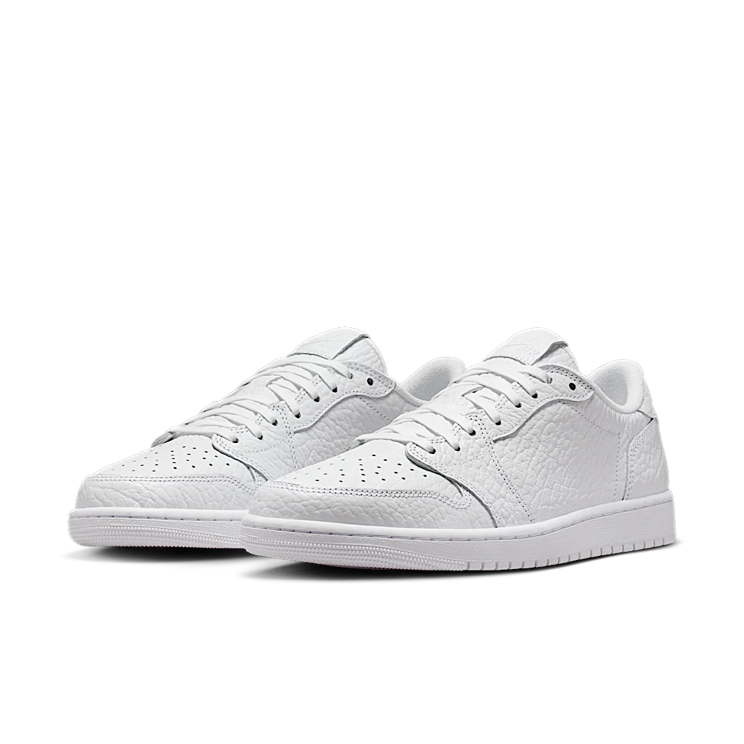 Air Jordan 1 Retro Low Swooshless Triple White (2025)