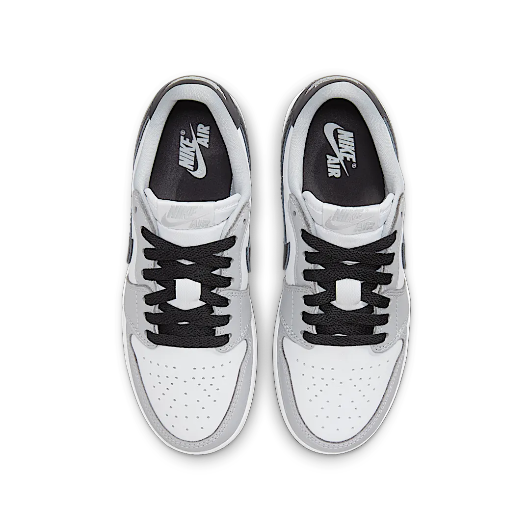 Air Jordan 1 Retro Low OG Barons, White/Black-Wolf Grey (CZ0858-110)