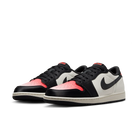 Air Jordan 1 Retro Low OG PSG Paris Saint-Germain, Sail/Off Noir-Infrared 23-Pink Oxford (HF8828-100)