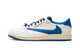 Air Jordan 1 Retro Low OG SP Fragment x Travis Scott Sail Military Blue
