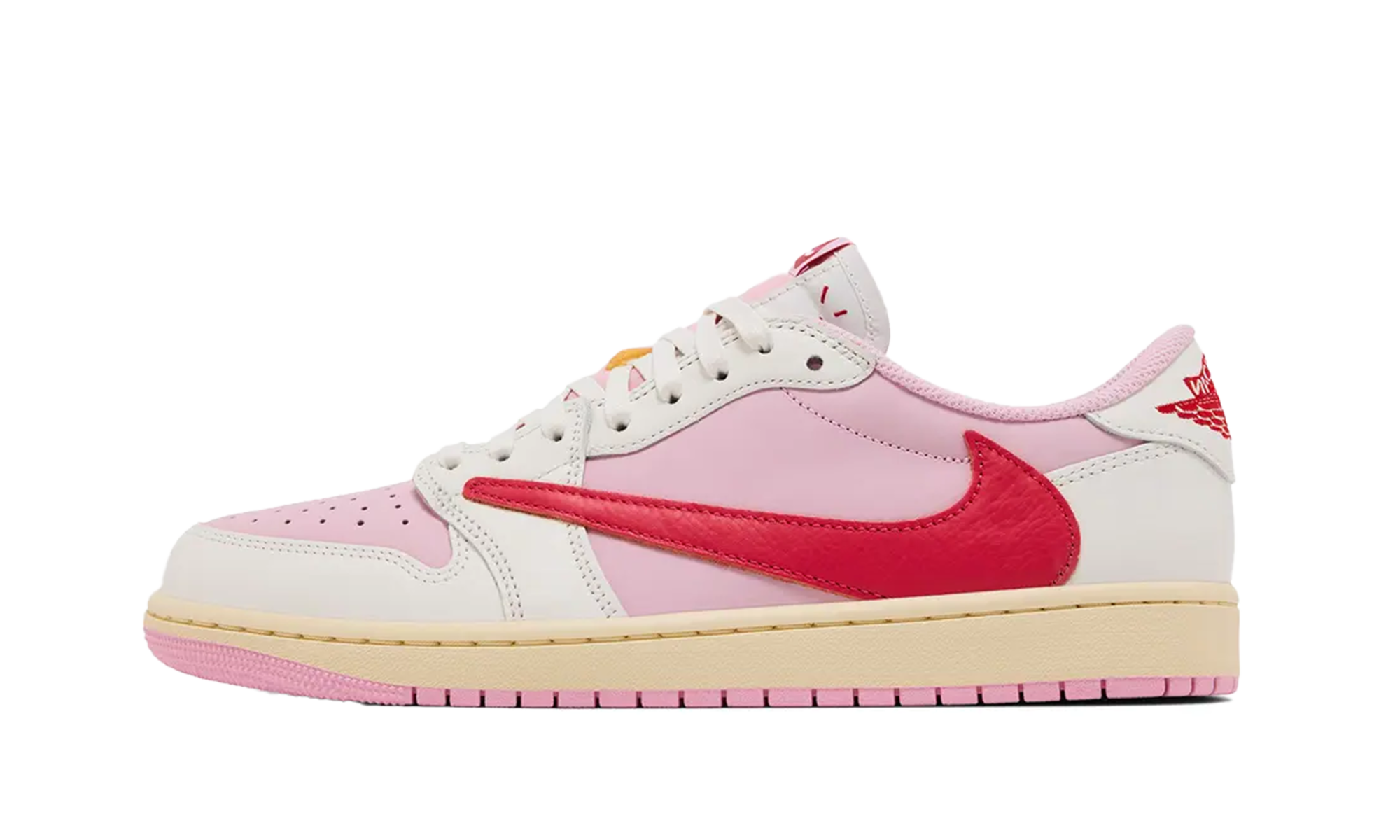 Air Jordan 1 Retro Low OG SP Travis Scott Sail Tropical Pink