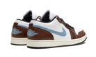 Air Jordan 1 Retro Low SE Brown Blue Grey, White/Blue Grey/Black/Sail (FQ7832-142)