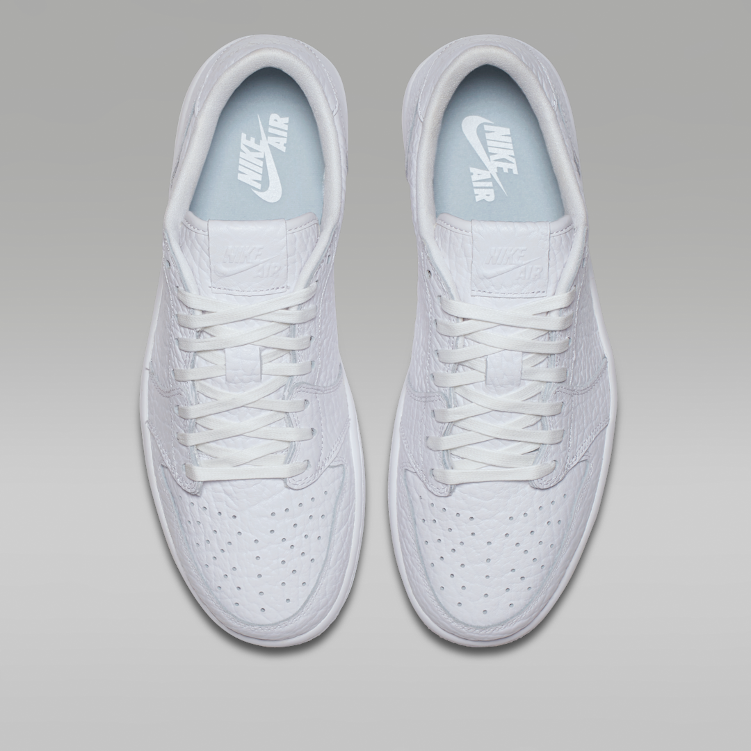 Air Jordan 1 Retro Low Swooshless Triple White (2025), White/White/White (872782-100)