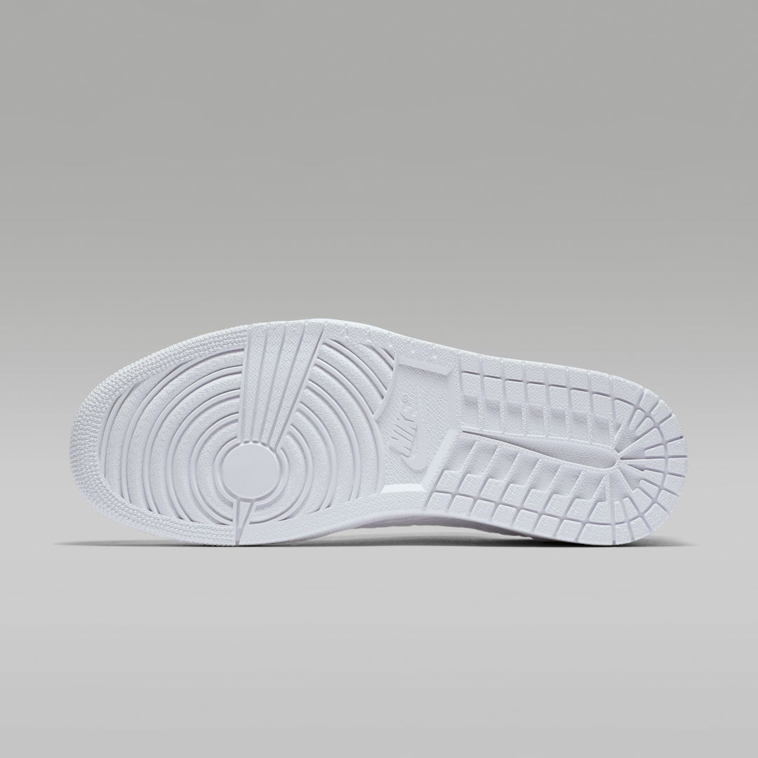 Air Jordan 1 Retro Low Swooshless Triple White (2025), White/White/White (872782-100)