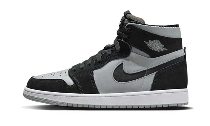 Air Jordan 1 Zoom CMFT Black Light Smoke Grey, Black/Light Smoke Grey/White (CT0978-001)