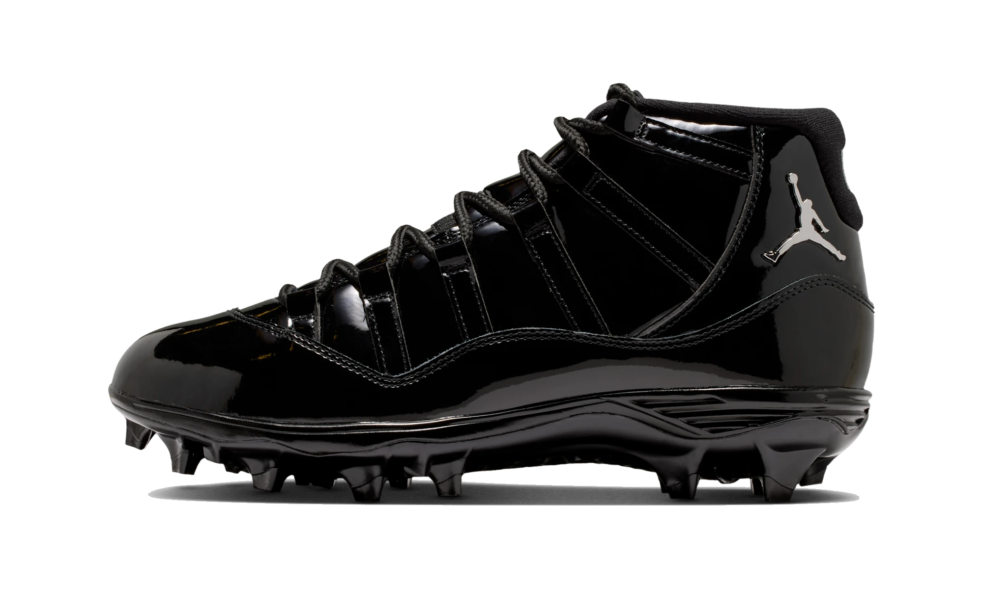 Air Jordan 11 Mid TD Cleat Patent Black