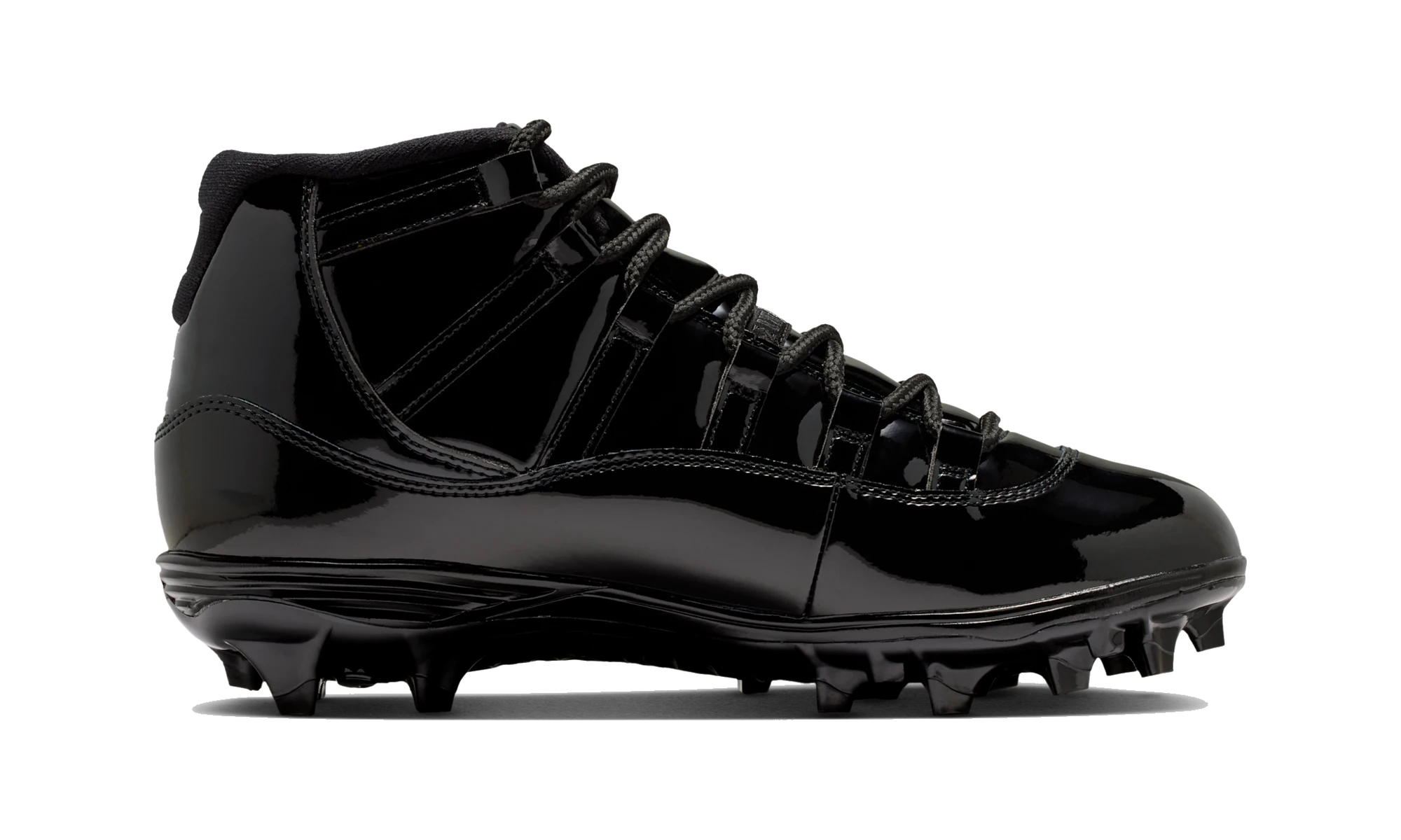 Air Jordan 11 Mid TD Cleat Patent Black