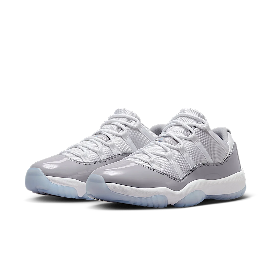 Air Jordan 11 Retro Low Cement Grey, White/Cement Grey/University Blue (AV2187-140)