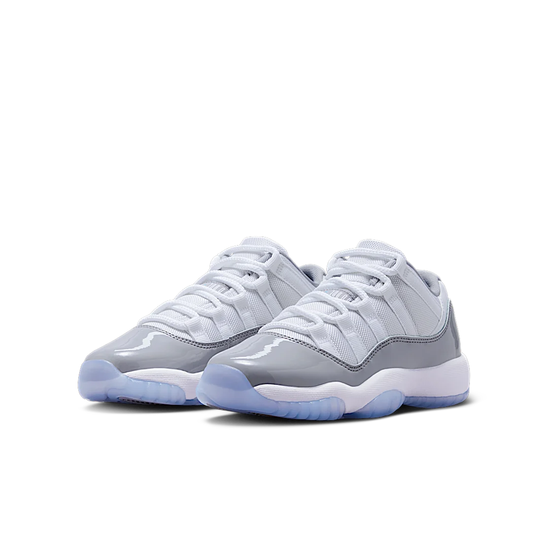 Air Jordan 11 Retro Low Cement Grey, White/Cement Grey/University Blue (528896-140)