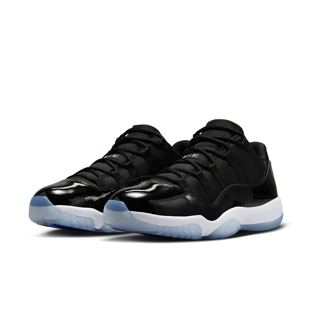 Air Jordan 11 Retro Low Space Jam, Black/Varsity Royal/White (FV5104-004 / FV5121-004)