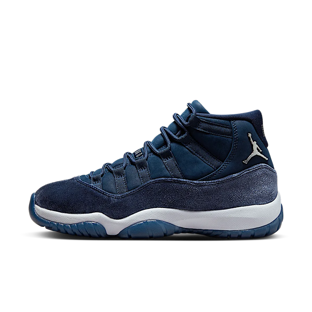 Air Jordan 11 Retro Midnight Navy, Midnight Navy/Metallic Silver/White (AR0715-441)