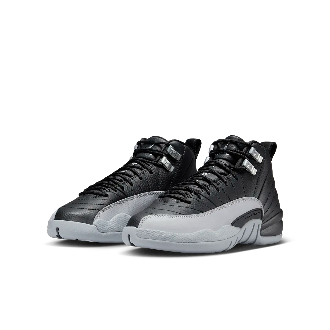 Air Jordan 12 Retro Barons, Black/Wolf Grey-White (153265-010)