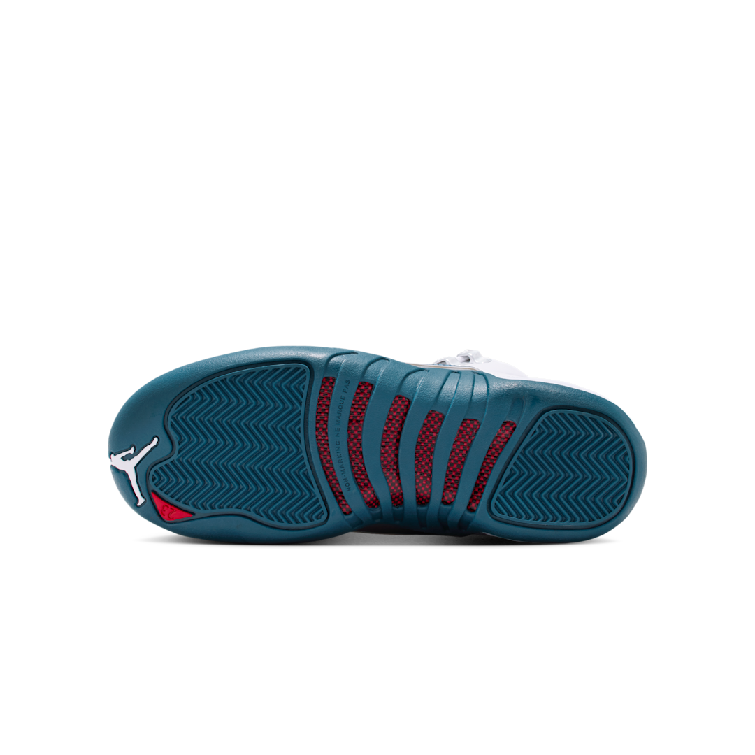 Air Jordan 12 Retro French Blue (2025), White/French Blue/Metallic Silver/Varsity Red (153265-114)