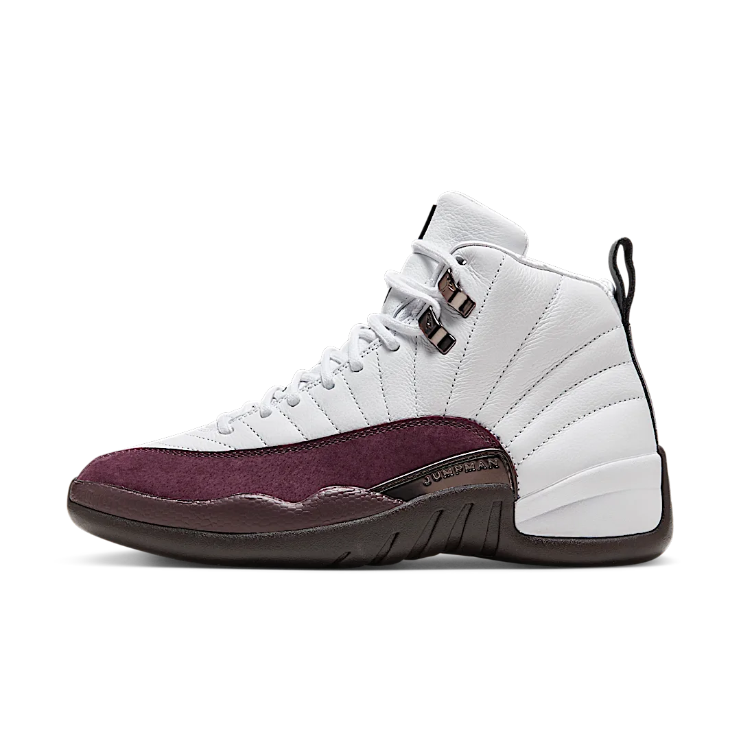 Air Jordan 12 Retro SP A Ma Maniére White, White/Black-Burgundy Crush (DV6989-100)