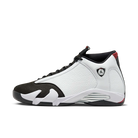 Air Jordan 14 Retro Black Toe (2024), White/Varsity Red/Black/Metallic Silver (487471-160)