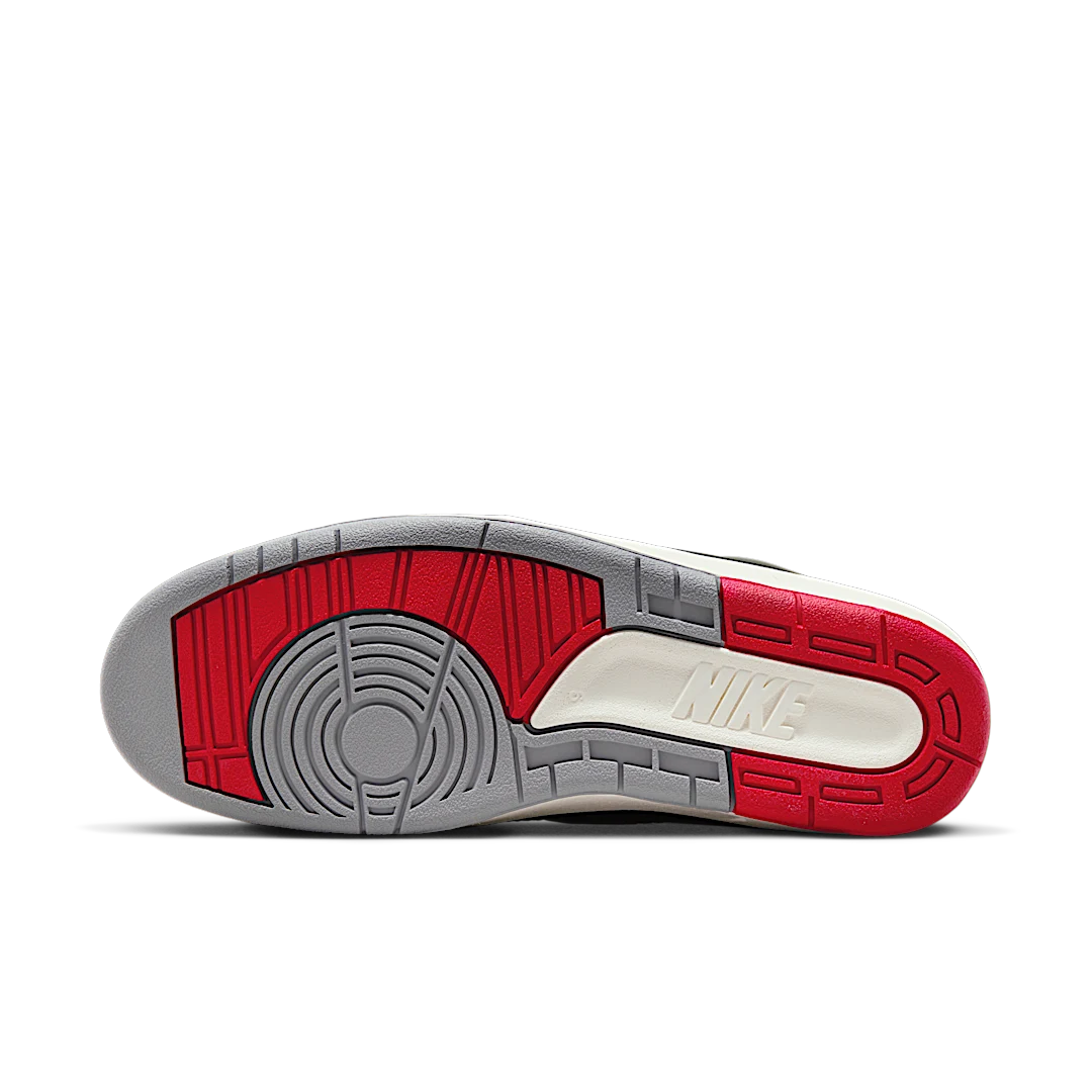 Air Jordan 2 Retro Black Cement, Black/Cement Grey/Fire Red/Sail (DR8884-001)