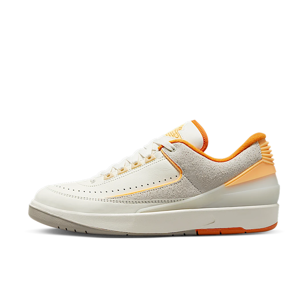 Air Jordan 2 Retro Low Craft Melon Tint, Sail/Melon Tint-Light Curry-Cobblestone (DV9956-118)