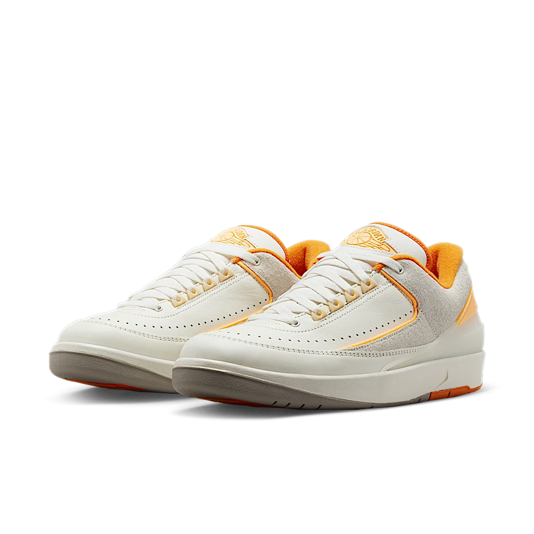 Air Jordan 2 Retro Low Craft Melon Tint, Sail/Melon Tint-Light Curry-Cobblestone (DV9956-118)