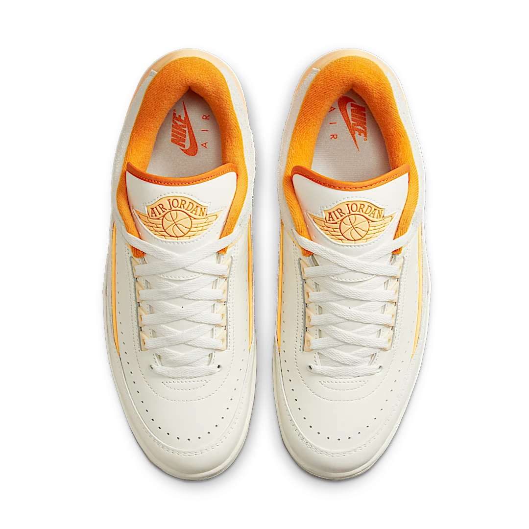 Air Jordan 2 Retro Low Craft Melon Tint, Sail/Melon Tint-Light Curry-Cobblestone (DV9956-118)