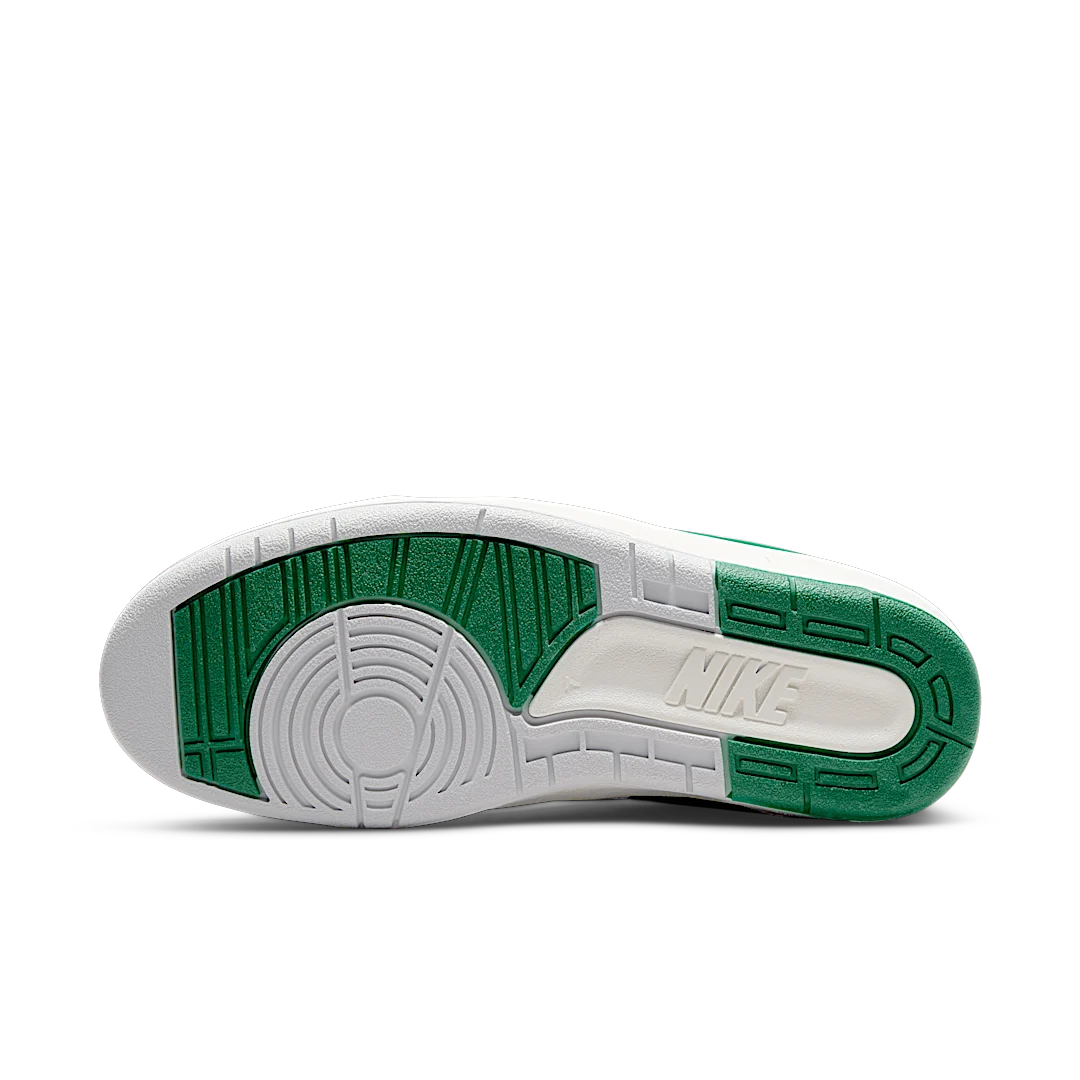 Air Jordan 2 Retro Low SE Nina Chanel Abney White Malachite, White/Malachite-Neutral Grey-Sail-Malachite (DQ0560-160)