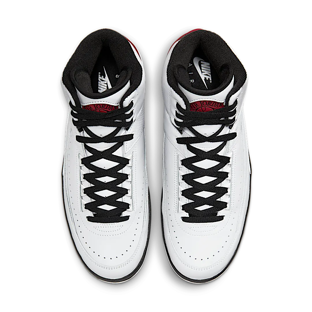 Air Jordan 2 Retro OG Chicago (2022), White/Varsity Red/Black (DX2454-106 / 153265-170)