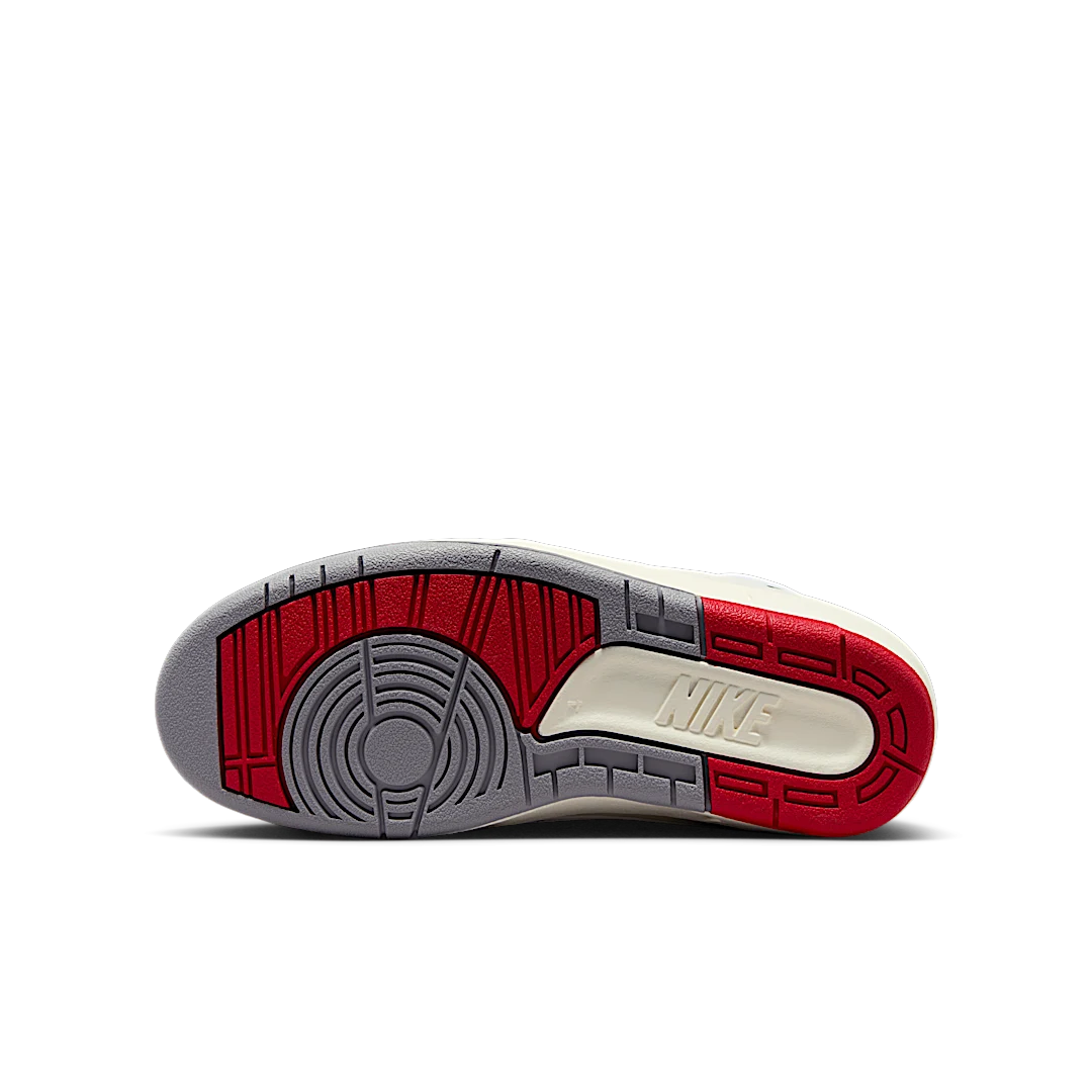 Air Jordan 2 Retro Origins, White/Fire Red-Fir-Sail-Cement Grey (DQ8562-101)