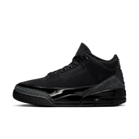 Air Jordan 3 Retro Black Cat (2025), Black/Dark Charcoal/Black (CT8532-001 / DM0967-001)
