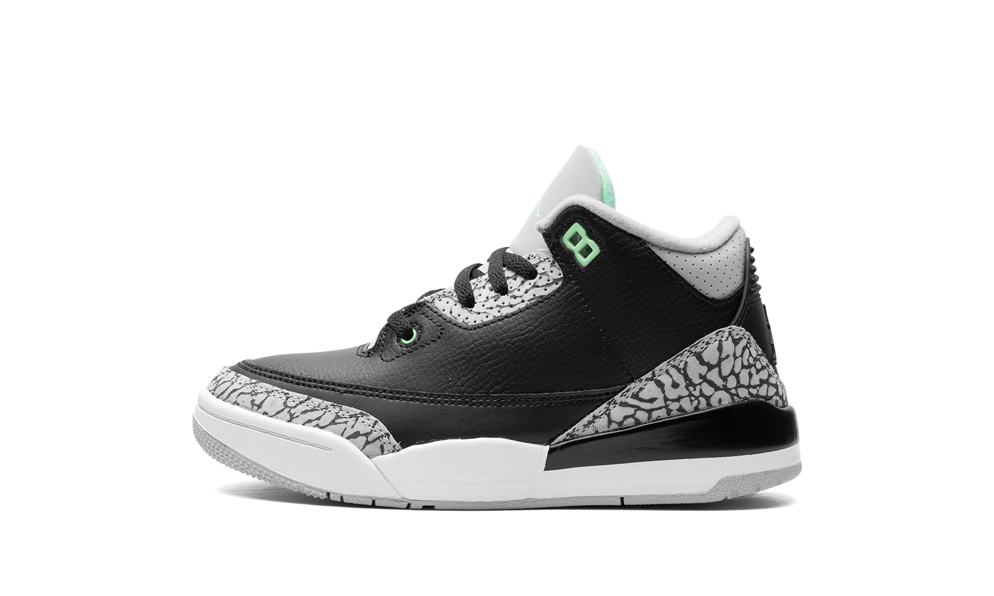 Air Jordan 3 Retro Green Glow (PS)