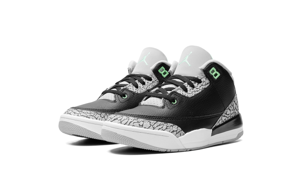 Air Jordan 3 Retro Green Glow (PS)