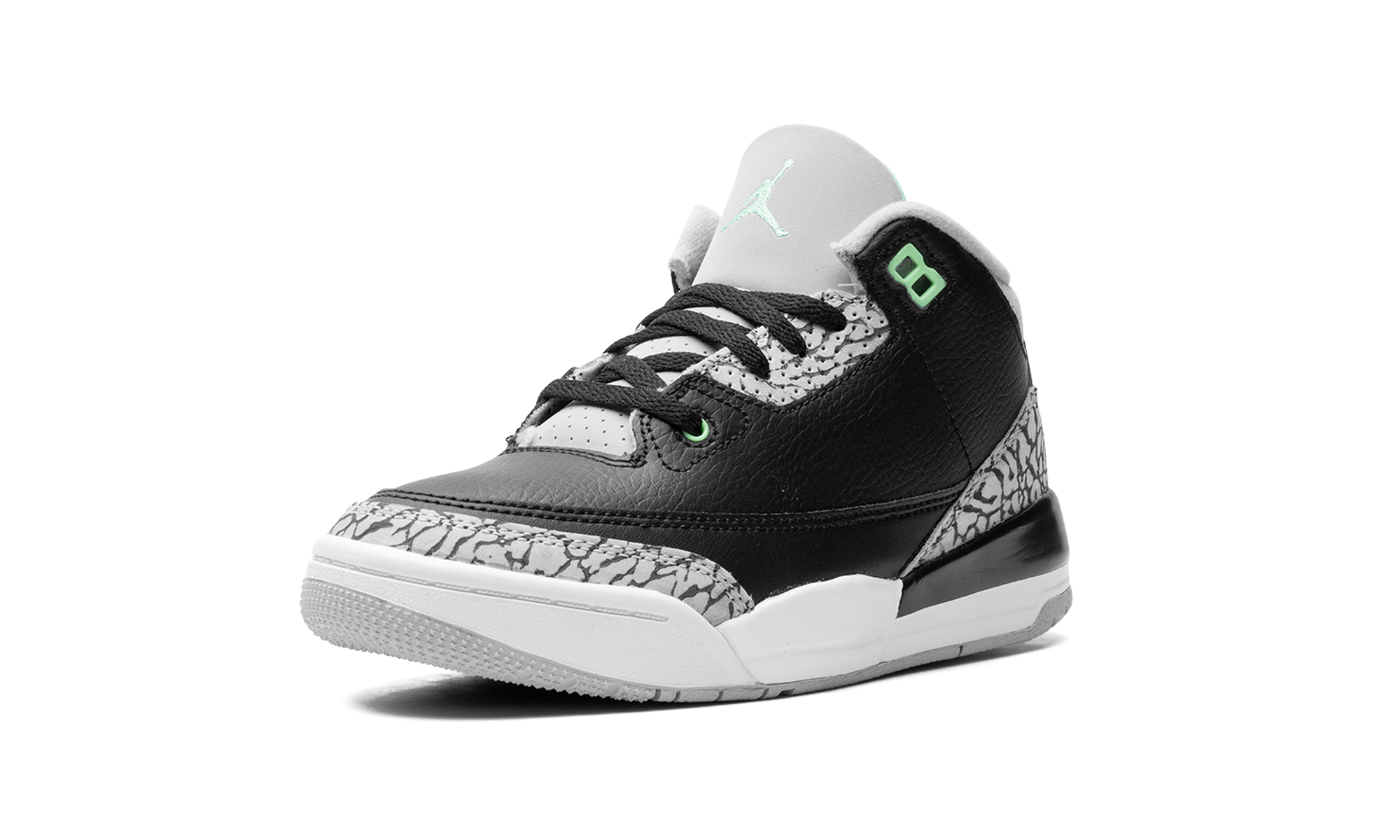 Air Jordan 3 Retro Green Glow (PS)