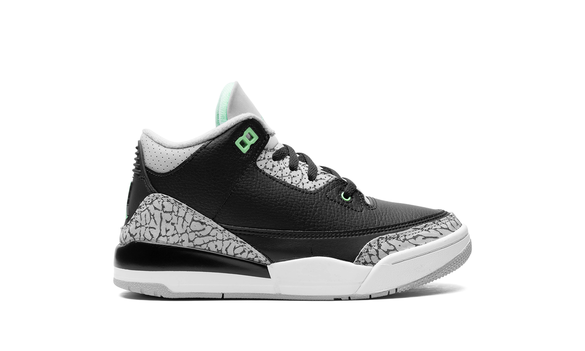 Air Jordan 3 Retro Green Glow (PS)