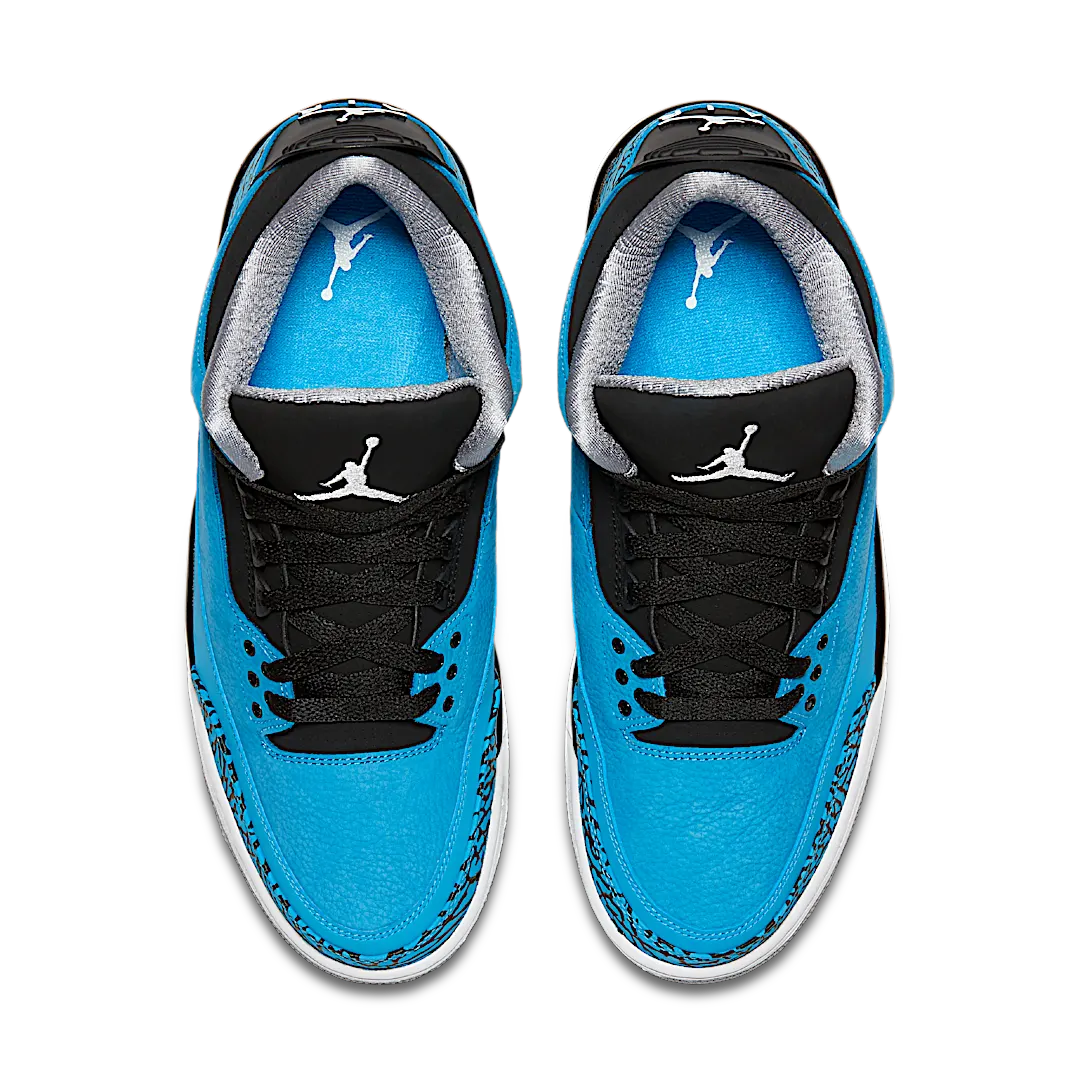 Air Jordan 3 Retro Powder Blue, Dark Powder Blue/Black-Wolf Grey-White (136064-406)